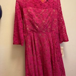 French Connection, size 10, hot pink